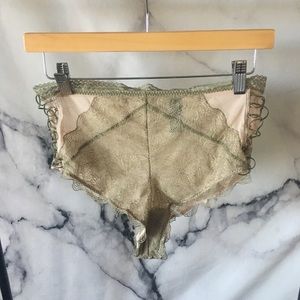 Victoria’s Secret Green Lace High Waist Panties
